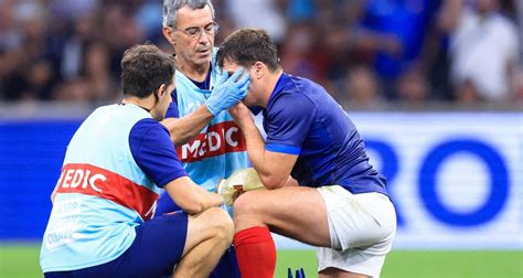 XV de France la blessure dAntoine Dupont connue une première