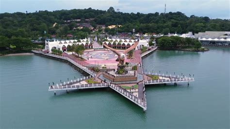 Aerial View of Eagle Statue, Symbol of Langkawi Island, Malaysia Stock ...