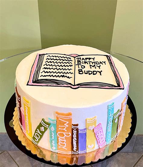 Library Books Layer Cake Classy Girl Cupcakes