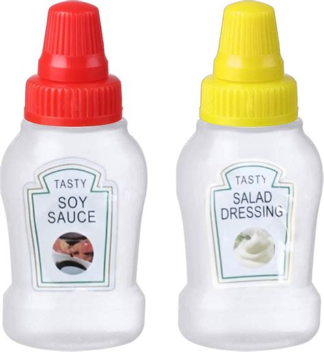 Ar Mini Sauce Bottles Refillable Squeezy Sauce Bottle