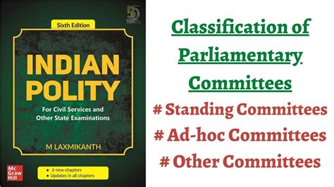 V117 Parliamentary Committees Classification Standing Ad Hoc