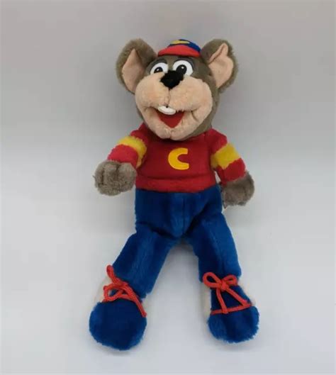 Vintage Chuck E Cheese Showbiz Pizza Mouse Plush Stuffed Toy Arcade