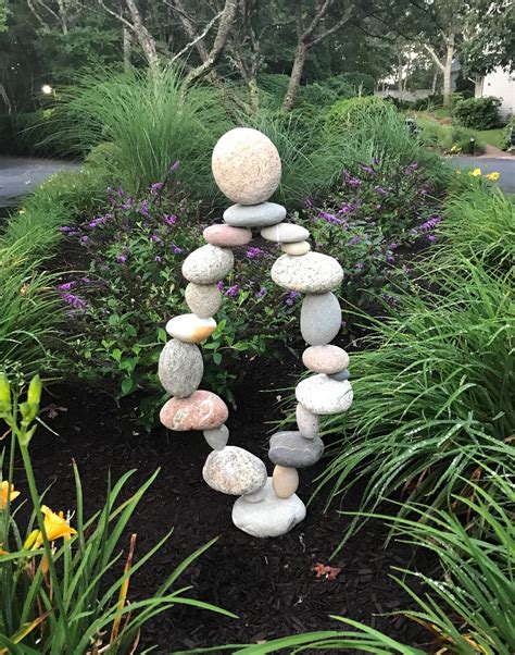 Large Beach Rock Garden Sculpture From Cape Cod 704 SOLD OUT - Etsy