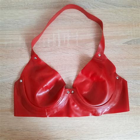 Latex Bra Latex Lingerie Latex Swimsuit Rubber Bra Etsy Norway