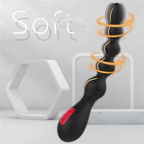 Vibrate Anal Vibrator For Men 9 Vibration Patterns Magnetic Charging Rechargeable Anus Plug