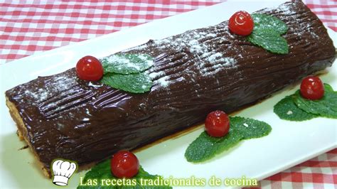 Receta F Cil De Tronco Navide O Paso A Paso