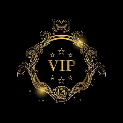 Circular Gold Vip Luxury Frame 1176943 Vector Art At Vecteezy