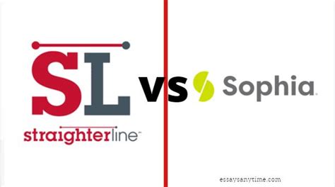 Straighterline Vs Sophia Which One Should You Choose Essays Any Time