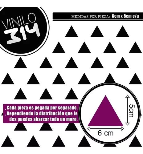 comprar Plantilla Triángulos Vinilos Stickers Decorativos Infantiles