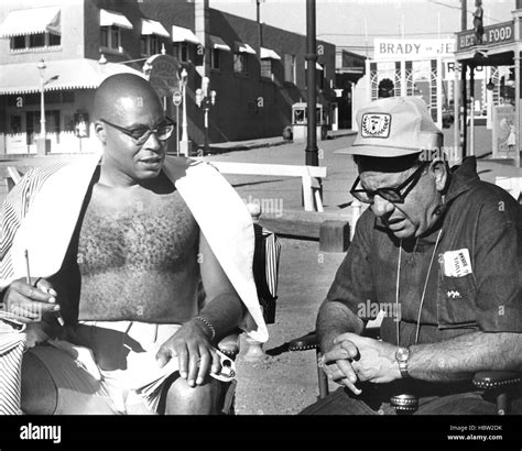 The Great White Hope James Earl Jones On Set With Director Martin