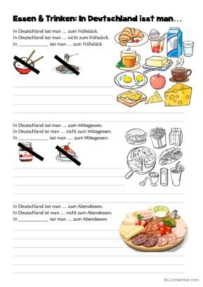 19 Brot Deutsch DAF Arbeitsblätter pdf doc