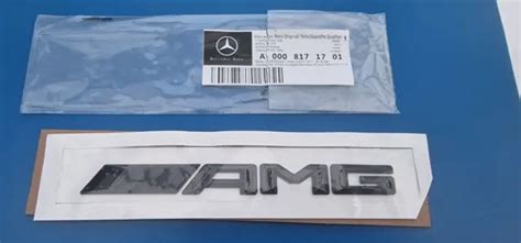 Genuine Mercedes Benz Amg Rear Boot Badge Emblem C E A S Class Slk