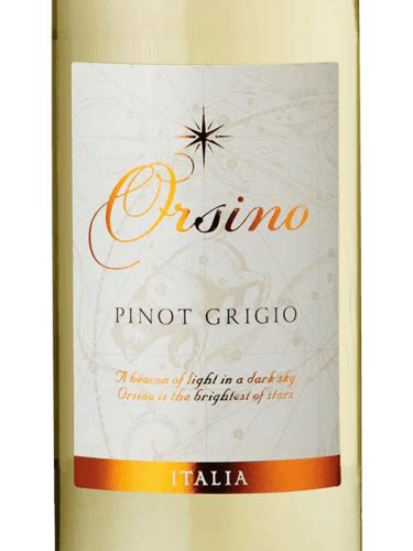 2016 Orsino Pinot Grigio Vivino US