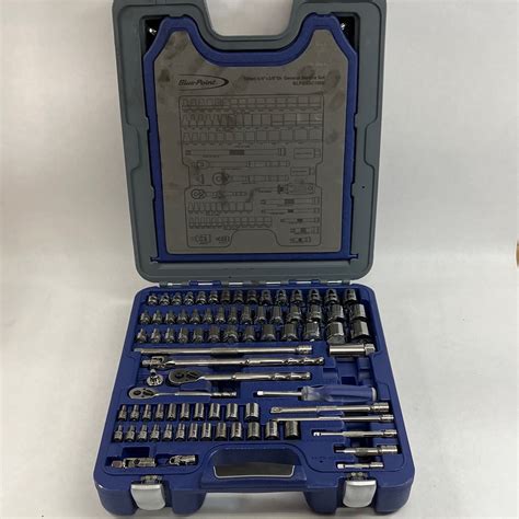 Blue Point 100 Pc 1 4 3 8 SAE Metric Drive General Service Set