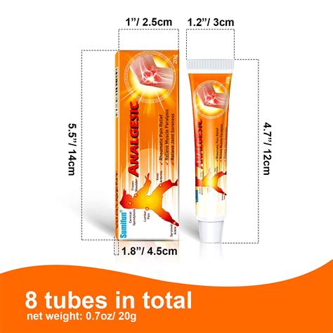 Sumifun Pain Relief Cream 8 Tubes Of Extra Strength Arthritis Pain