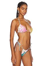 Agua Bendita Lolita Bikini Top In Merzin Multicolor Revolve