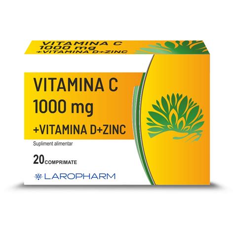 Vitamina C Mg Vitamina D Ui Zinc Mg Comprim Farmacia