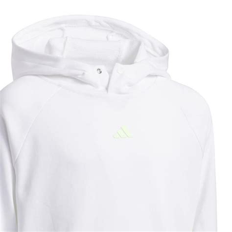 Adidas Junior Golf Hoodie White Click Golf