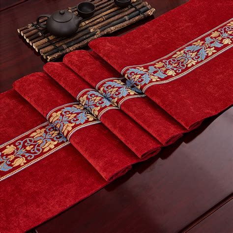 Jual Taplak Meja Table Runner Premium Tema Imlek Naga Sincia Cny