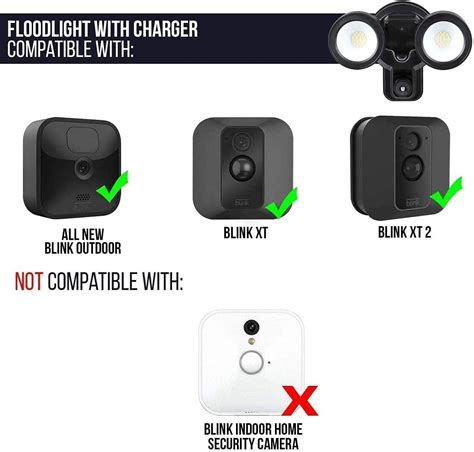 Wasserstein 3 In 1 Wired Smart Flood Light Charger And Mount Compatible