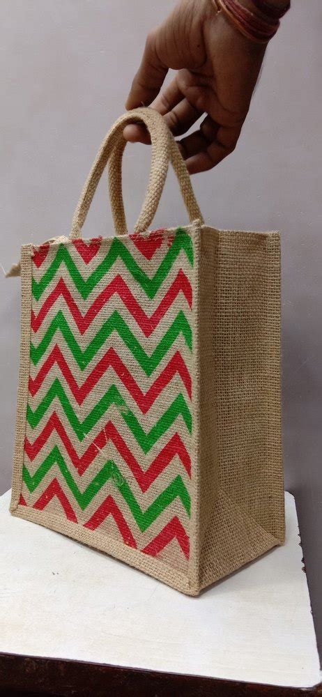 Brown Polyester Jute Carry Bag Weight Capacity 2 KG At Best Price In