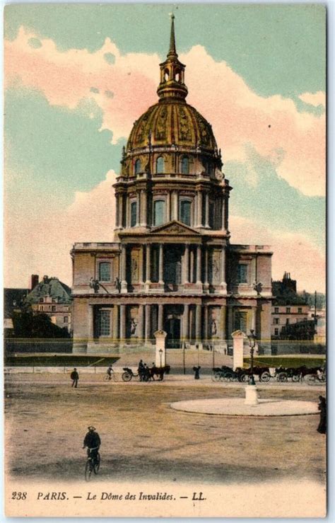 C1910s Paris France Le Dome Des Invalides Church Napoleon S Tomb