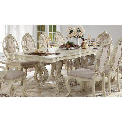 Rosdorf Park Antique White Ragenardus Dining Table Colour Antique