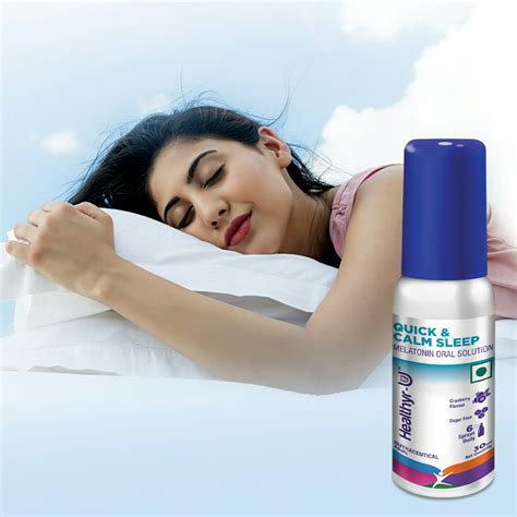 Melatonin Oral Spray for Good Sleep | Shop Online - HealthyrU