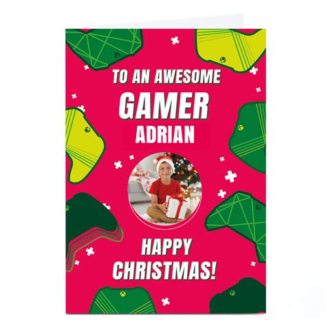 Buy Photo Xbox Christmas Card To An Awesome Gamer Any Name For Gbp 2