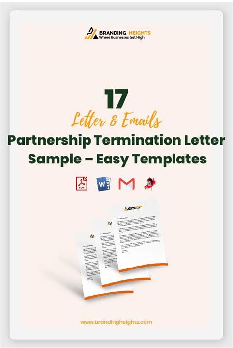 17 Partnership Termination Letter Sample Easy Templates