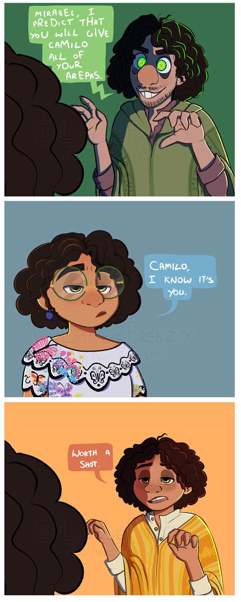 Camilo And Mirabel Comic By Lozziefrenzy On Deviantart