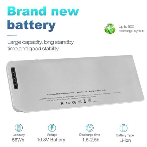 A Battery For Apple Macbook Aluminum Unibody A Mb