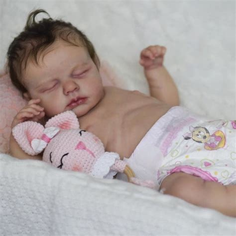 Flexible Solid Platinum Liquid Full Silicone Reborn Doll Baby Girl