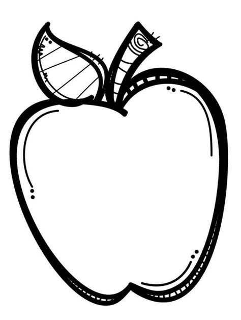 Download High Quality apple clipart black and white border Transparent ...