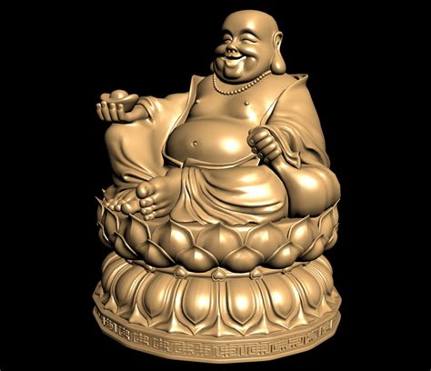 Happy Buddha Maitreya 3d model 3ds Max files free download - CadNav