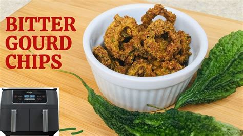 Air Fryer Bitter Gourd Chips Recipekarela Chipskakarakaya Chips