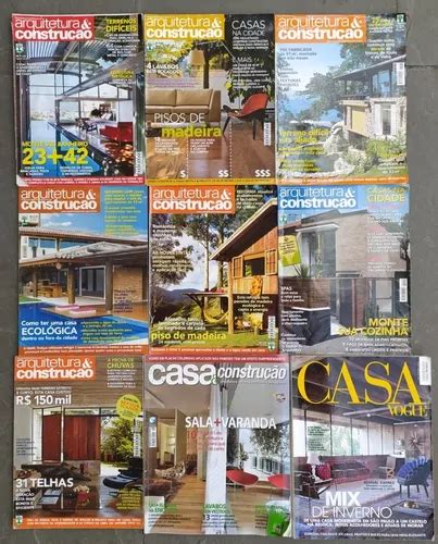 Kit Revistas Arquitetura Constru O Abril Usadas Parcelamento