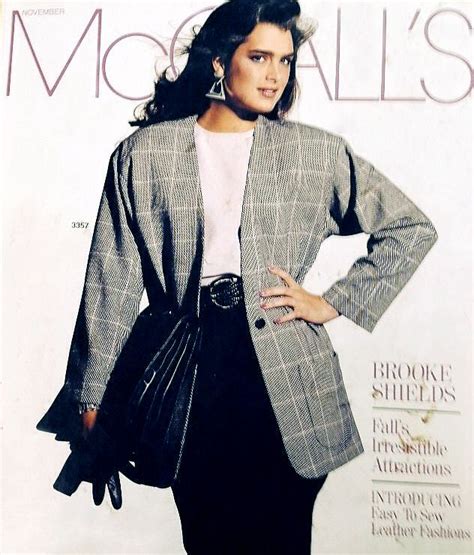 Brooke Shields Covers The In House Counter Catalog For McCall S