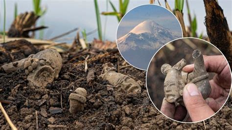 Hallan tesoro prehispánico en este pueblito a faldas del Pico de