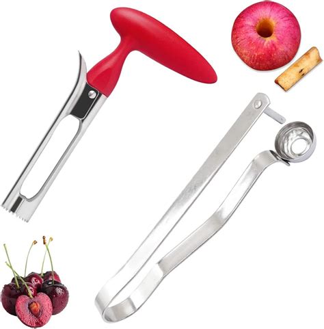 Cherry Pitter Apple Corer Fruit Seed Remover Stainless Steel Core