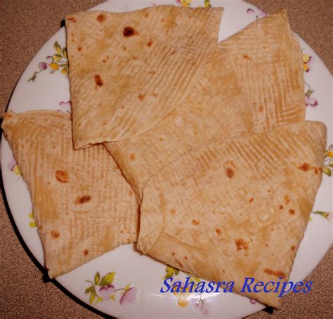 Sahasra Recipes Rumali Roti