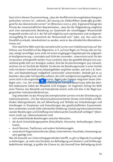 Didaktische Prinzipien Meinunterricht