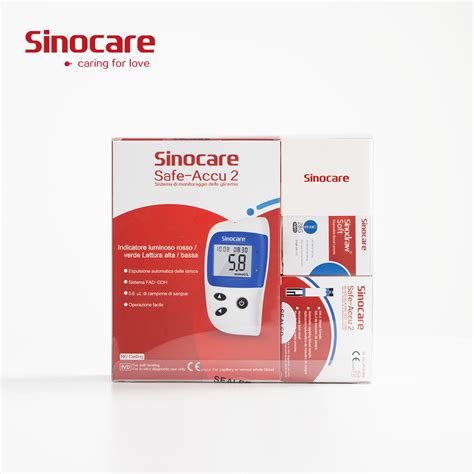 Sinocare Diabetes Digital Glucometro Blood Glucose Meter Blood Sugar