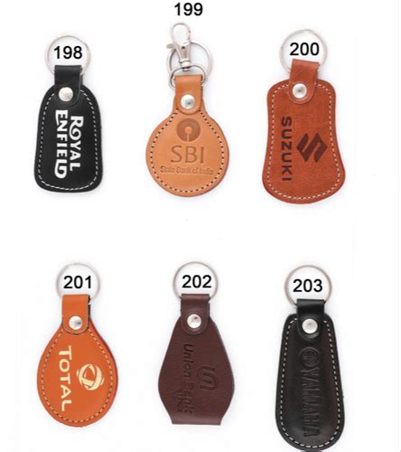 Brown Leather Keychain For Promotional Ts Size 3 To 5 Inch At Rs