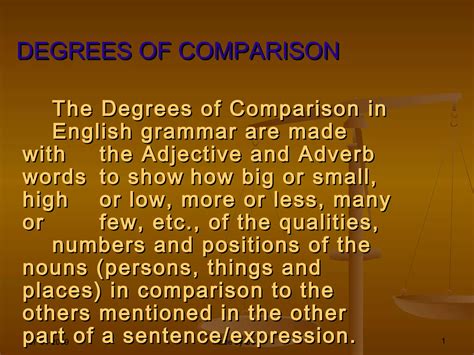 Degreesof Comparison Ppt