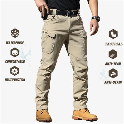 Tactical Pants Men Trouser Ix7 Multi Pocket Pants Casual Hiking Outdoor