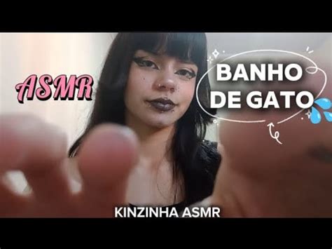 Asmr Banho De Gato Sons De Boca Em Camadas Youtube