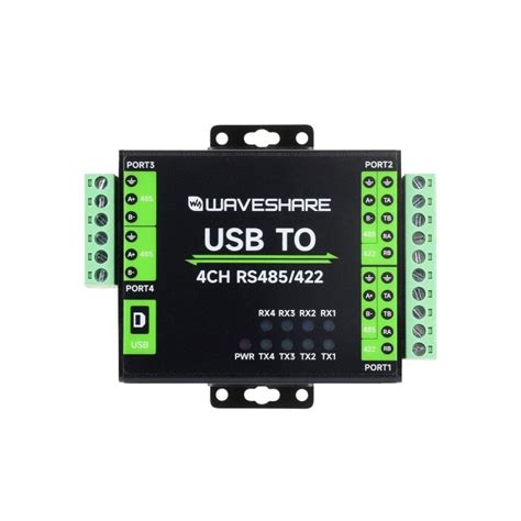 Waveshare Industrial Isolated Usb To Rs485422 Converter Original Ft4232hl Chip Supports Usb