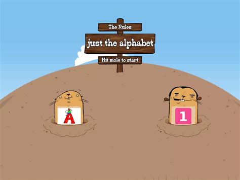 The Alphabet Whack A Mole