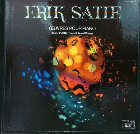 Erik Satie Modern Classical L Uvre Pour Piano Lp Box Set